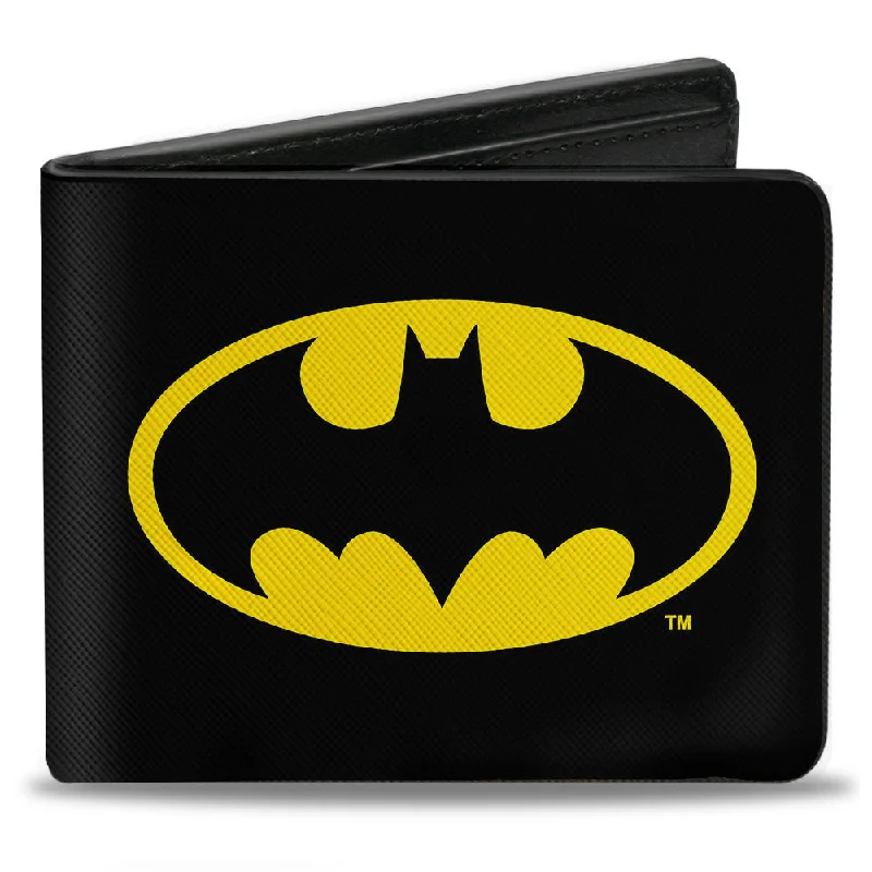 Money clips with RFID protectionBi-Fold Wallet - Batman Black Yellow