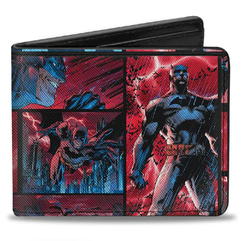 Top-rated money clips for everyday useBi-Fold Wallet - Batman Urban Legends Scene Blocks Rainy Red Sky Top-rated money clips for everyday useBi-Fold Wallet - Batman Urban Legends Scene Blocks Rainy Red Sky