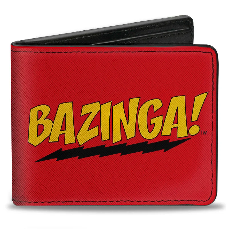 How to clean and maintain metal money clipsBi-Fold Wallet - BAZINGA! Red Gold Black