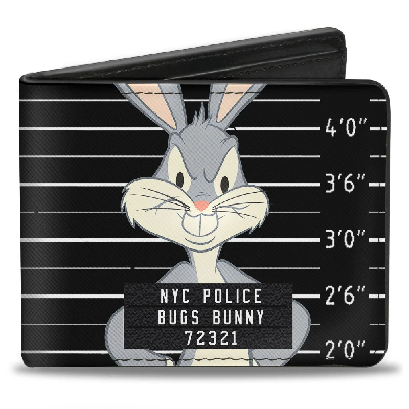 Personalized engraved money clips for menBi-Fold Wallet - BUGS BUNNY NYC POLICE Mug Shot Black White Personalized engraved money clips for menBi-Fold Wallet - BUGS BUNNY NYC POLICE Mug Shot Black White