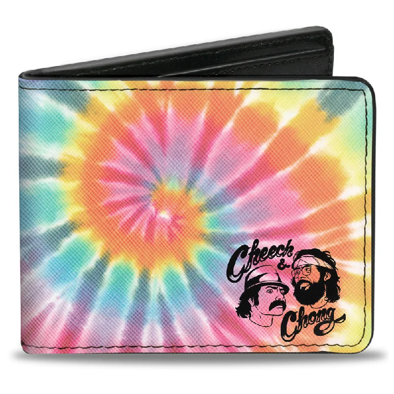 Slim money clips for minimalist walletsBi-Fold Wallet - CHEECH & CHONG Caricature Faces Tie Dye Multi Color Black Slim money clips for minimalist walletsBi-Fold Wallet - CHEECH & CHONG Caricature Faces Tie Dye Multi Color Black