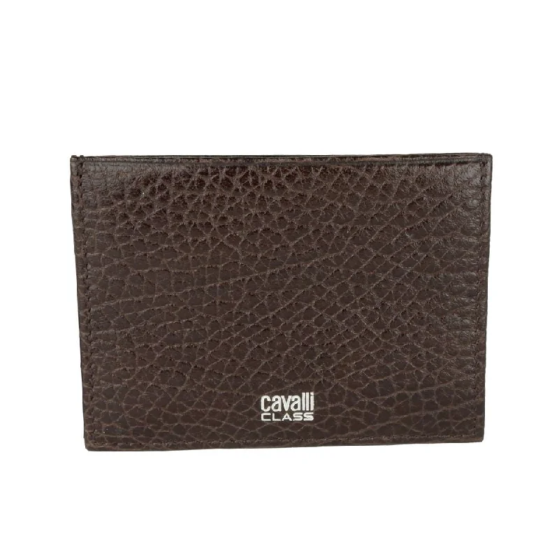 Money clips with magnetic closureCavalli Class Chic Calfskin Leather Card Men's Holder Money clips with magnetic closureCavalli Class Chic Calfskin Leather Card Men's Holder