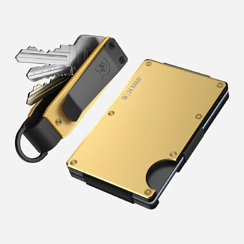 Money clips with RFID protectionMoney clips with RFID protectionMoney clips with RFID protectionDaily Driver Kit - 24 Karat Gold