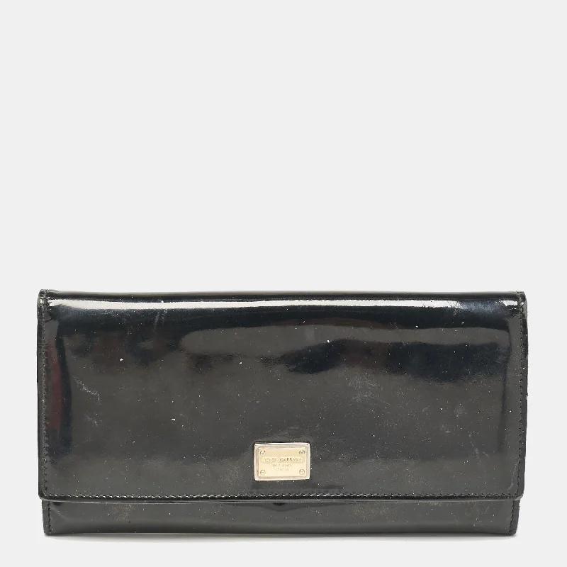 Custom money clips for corporate giftsDolce & Gabbana Black Patent Leather Logo Flap Continental Wallet Custom money clips for corporate giftsDolce & Gabbana Black Patent Leather Logo Flap Continental Wallet