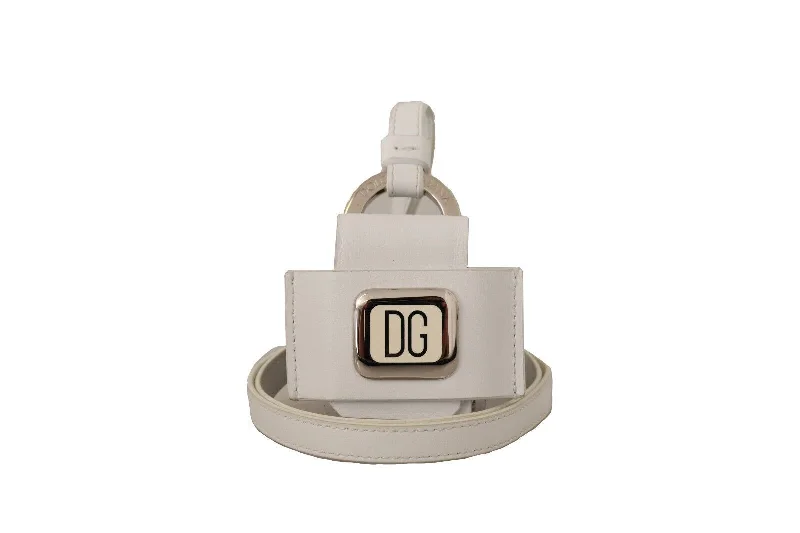 Custom money clips for corporate giftsDolce & Gabbana Elegant Leather Airpods Case in Pristine Men's