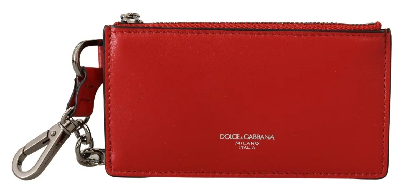 Eco-friendly money clips made from sustainable materialsDolce & Gabbana Elegant Leather Keychain in Vibrant Men's Eco-friendly money clips made from sustainable materialsDolce & Gabbana Elegant Leather Keychain in Vibrant Men's