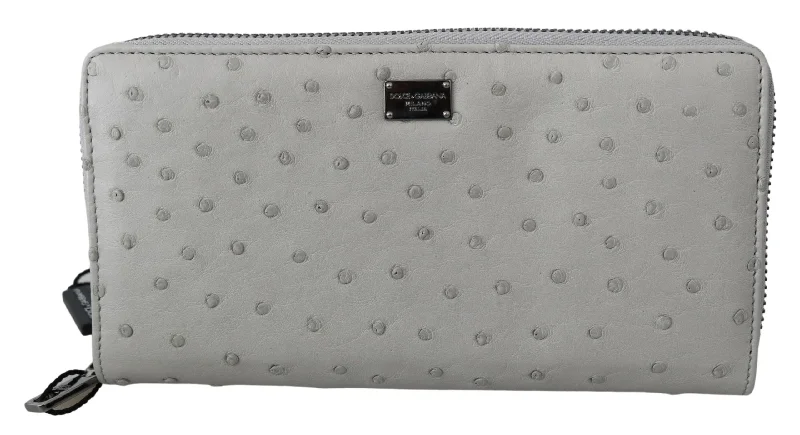 Lightweight money clips for travelDolce & Gabbana Elegant Ostrich Leather Continental Men's Wallet Lightweight money clips for travelDolce & Gabbana Elegant Ostrich Leather Continental Men's Wallet