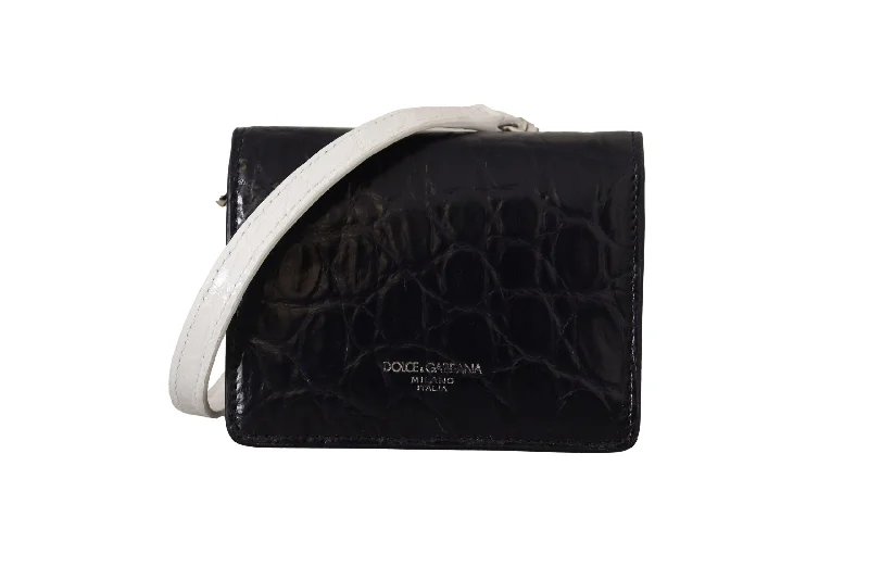 Personalized engraved money clips for menDolce & Gabbana Exotic Leather Bifold Wallet with Men's Strap Personalized engraved money clips for menDolce & Gabbana Exotic Leather Bifold Wallet with Men's Strap