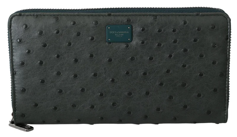 Eco-friendly money clips made from sustainable materialsDolce & Gabbana Exquisite Ostrich Leather Continental Men's Wallet Eco-friendly money clips made from sustainable materialsDolce & Gabbana Exquisite Ostrich Leather Continental Men's Wallet