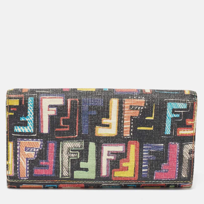 Slim money clips for minimalist walletsFendi Multicolor Zucca Coated Canvas Flap Continental Wallet Slim money clips for minimalist walletsFendi Multicolor Zucca Coated Canvas Flap Continental Wallet