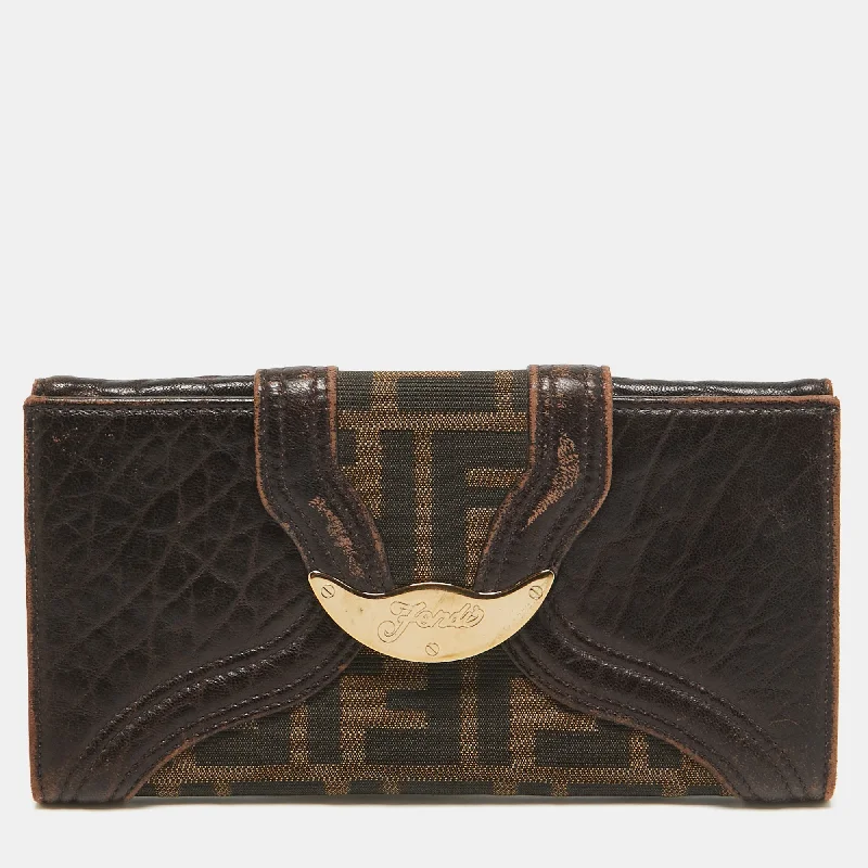 Top-rated money clips for everyday useFendi Zucca Canvas And Leather Spy Continental Wallet Top-rated money clips for everyday useFendi Zucca Canvas And Leather Spy Continental Wallet