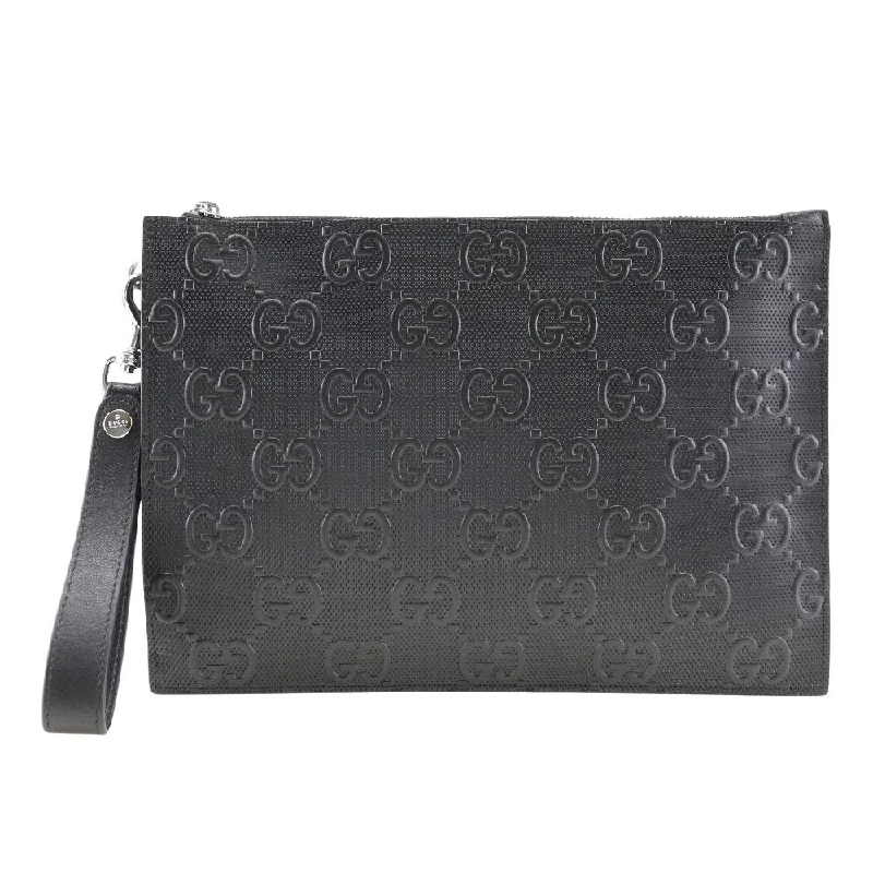 Luxury leather money clips with card slotsGucci Gg Embossé Leather Clutch Bag (Pre-Owned) Luxury leather money clips with card slotsGucci Gg Embossé Leather Clutch Bag (Pre-Owned)