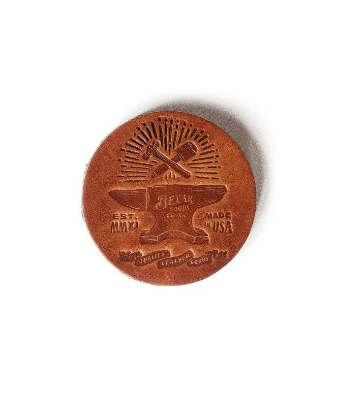 Money clips for women with sleek designsHandcrafted Anvil Leather Coasters