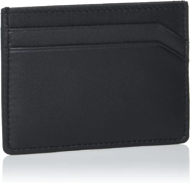 Lightweight money clips for travelHugo Boss Tyler_S Card Case 001-Black OS