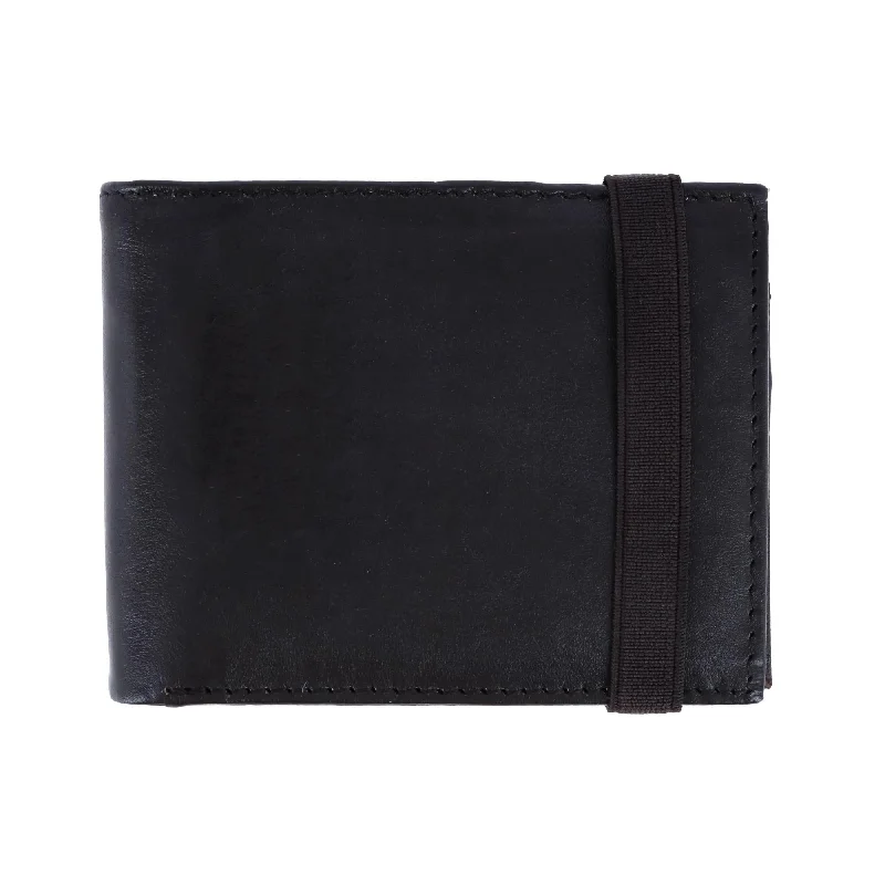 Money clips with magnetic closureMoney clips with magnetic closureMoney clips with magnetic closureMen's Bifold Wallet with Elastic Keeper Strap