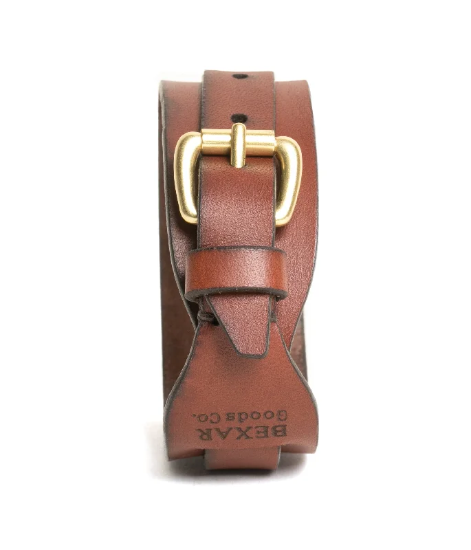 Best money clips for cash and cardsPass Thru Cuff Medium Brown