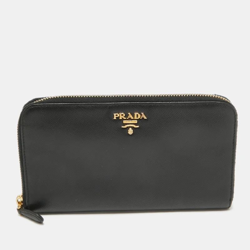 Eco-friendly money clips made from sustainable materialsPrada Prada Saffiano Leather Zip Around Wallet Eco-friendly money clips made from sustainable materialsPrada Prada Saffiano Leather Zip Around Wallet