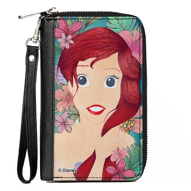 Personalized engraved money clips for menPU Zip Around Wallet Rectangle - The Little Mermaid Ariel Fixing Hair Pose Personalized engraved money clips for menPU Zip Around Wallet Rectangle - The Little Mermaid Ariel Fixing Hair Pose