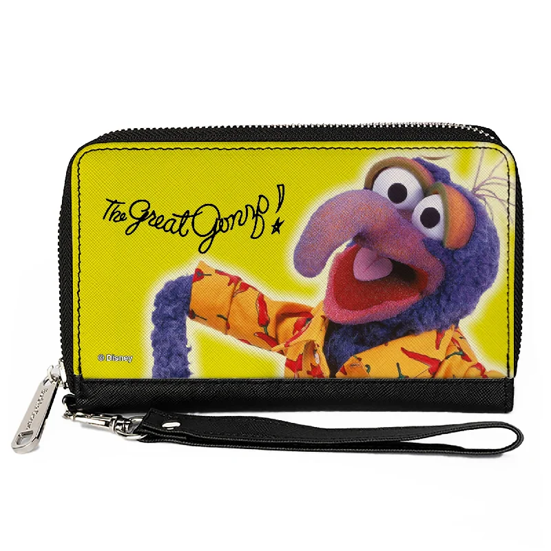 Lightweight money clips for travelPU Zip Around Wallet Rectangle - The Muppets THE GREAT GONZO Portrait Pose Yellow Lightweight money clips for travelPU Zip Around Wallet Rectangle - The Muppets THE GREAT GONZO Portrait Pose Yellow