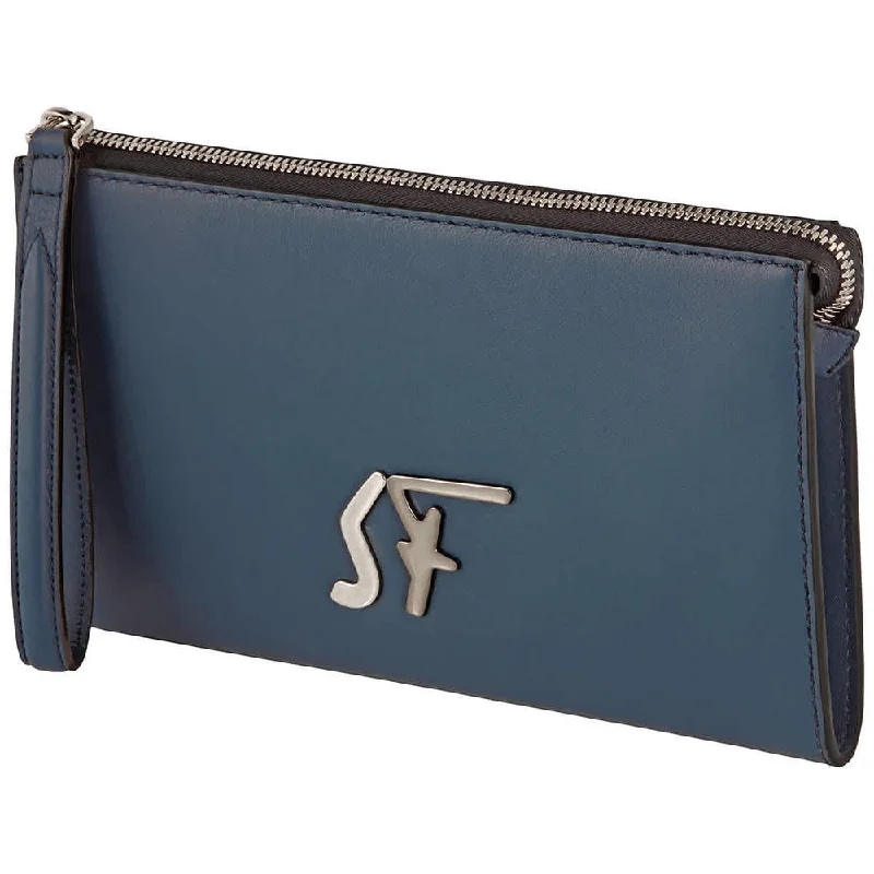 Money clips for holding large amounts of cashSALVATORE FERRAGAMO Logo 723815 Blue Document Holder Money clips for holding large amounts of cashSALVATORE FERRAGAMO Logo 723815 Blue Document Holder