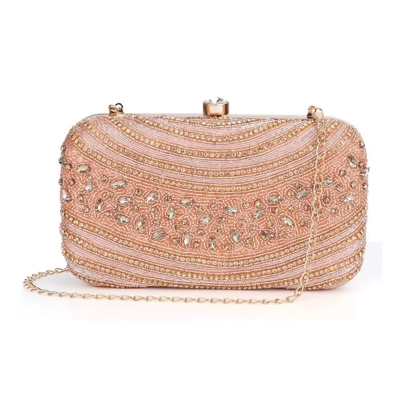 Vintage-style money clips for collectorsTHE CLOWNFISH Emerald Collection Womens Party Clutch Ladies Wallet Evening Bag with Fashionable Round Corners Beads Work Floral Design (Red) Vintage-style money clips for collectorsTHE CLOWNFISH Emerald Collection Womens Party Clutch Ladies Wallet Evening Bag with Fashionable Round Corners Beads Work Floral Design (Red)