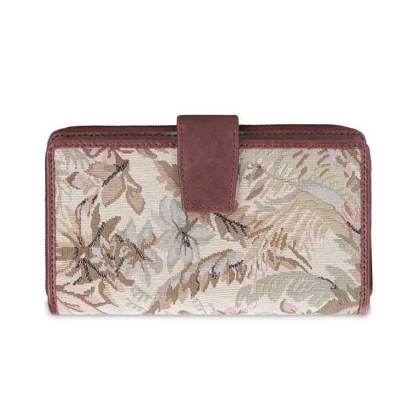 Money clips with magnetic closureTHE CLOWNFISH Filipia Ladies Wallet Women's Wrist Clutch Purse (Beige) Money clips with magnetic closureTHE CLOWNFISH Filipia Ladies Wallet Women's Wrist Clutch Purse (Beige)