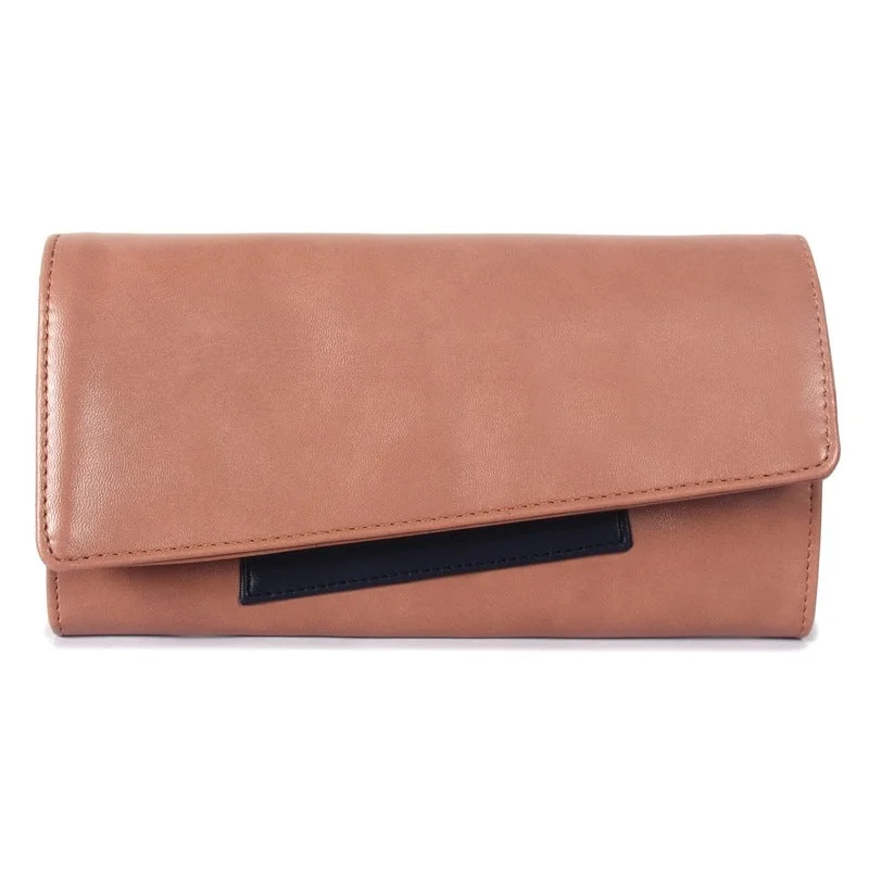 Best money clips for cash and cardsTHE CLOWNFISH Gracy Collection Womens Wallet Clutch Ladies Purse with multiple card slots (Apricot) Best money clips for cash and cardsTHE CLOWNFISH Gracy Collection Womens Wallet Clutch Ladies Purse with multiple card slots (Apricot)