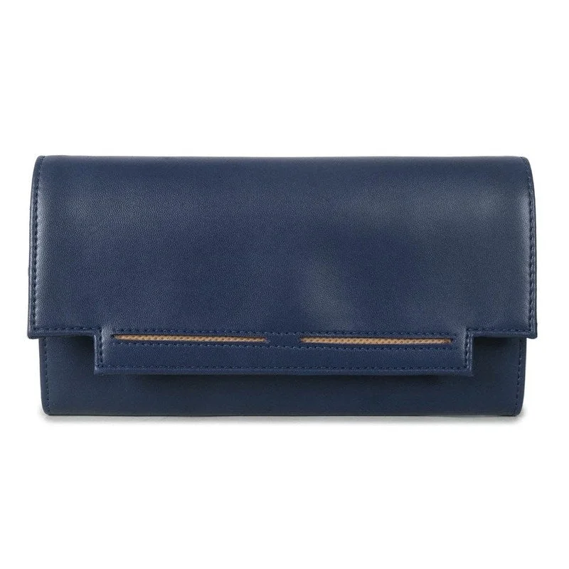 Stainless steel money clips for durabilityTHE CLOWNFISH Laura Collection Womens Wallet Clutch Ladies Purse with multiple card slots (Navy Blue) Stainless steel money clips for durabilityTHE CLOWNFISH Laura Collection Womens Wallet Clutch Ladies Purse with multiple card slots (Navy Blue)