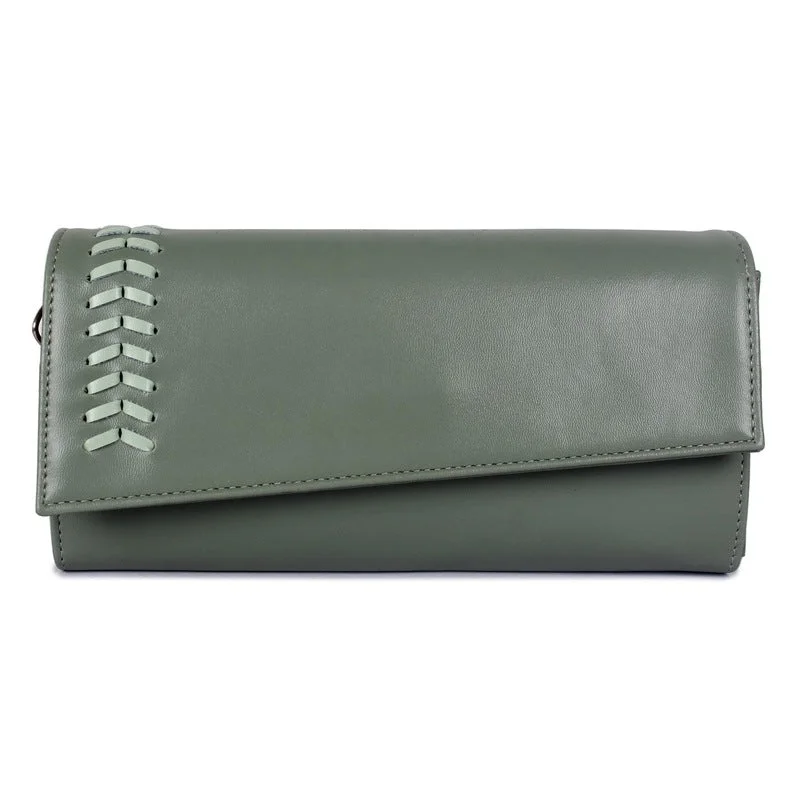 Vintage-style money clips for collectorsTHE CLOWNFISH Myra Collection Womens Wallet Clutch Ladies Purse Sling Bag with Card slots (Olive Green) Vintage-style money clips for collectorsTHE CLOWNFISH Myra Collection Womens Wallet Clutch Ladies Purse Sling Bag with Card slots (Olive Green)