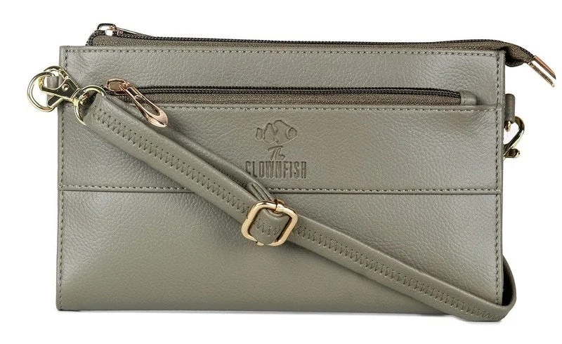 How to clean and maintain metal money clipsTHE CLOWNFISH Priscilla Collection Womens Wallet Clutch Sling Bag Ladies Purse with Multiple Card holders (Olive Green)