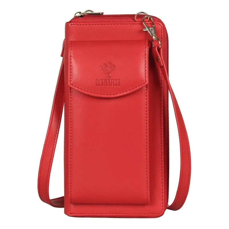 Custom money clips for corporate giftsTHE CLOWNFISH Siona Ladies Wallet Womens Sling Bag with Front Mobile Pocket (Red) Custom money clips for corporate giftsTHE CLOWNFISH Siona Ladies Wallet Womens Sling Bag with Front Mobile Pocket (Red)