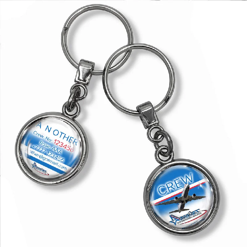 Amerijet B767-300 Metal Keyring