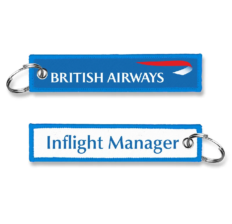 British Airways Inflight Manager Keyring