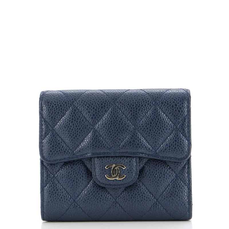 Best money clips for cash and cardsCC Compact Classic Flap Wallet Quilted Caviar