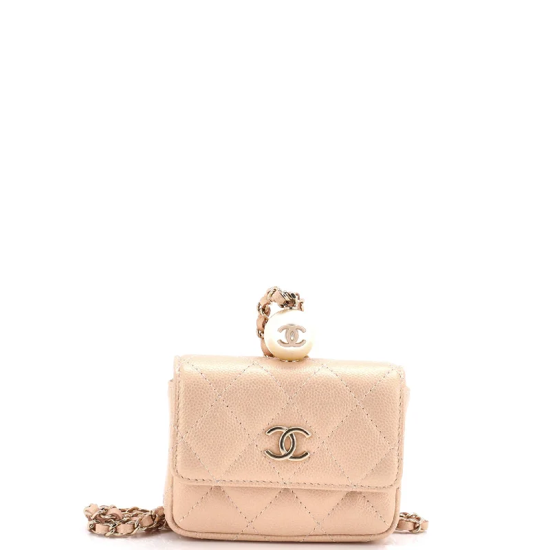 Luxury leather money clips with card slotsCC Pearl Coin Card Holder with Chain Quilted Caviar Luxury leather money clips with card slotsCC Pearl Coin Card Holder with Chain Quilted Caviar