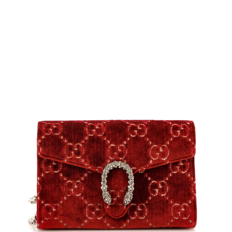 Best money clips for cash and cardsDionysus Chain Wallet GG Velvet Small