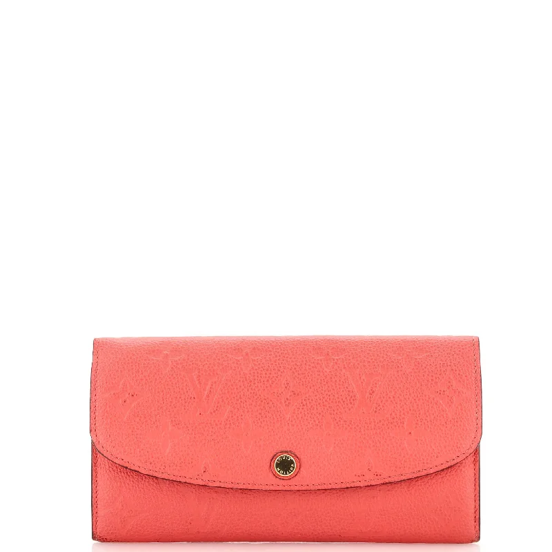 Luxury leather money clips with card slotsEmilie Wallet Monogram Empreinte Leather