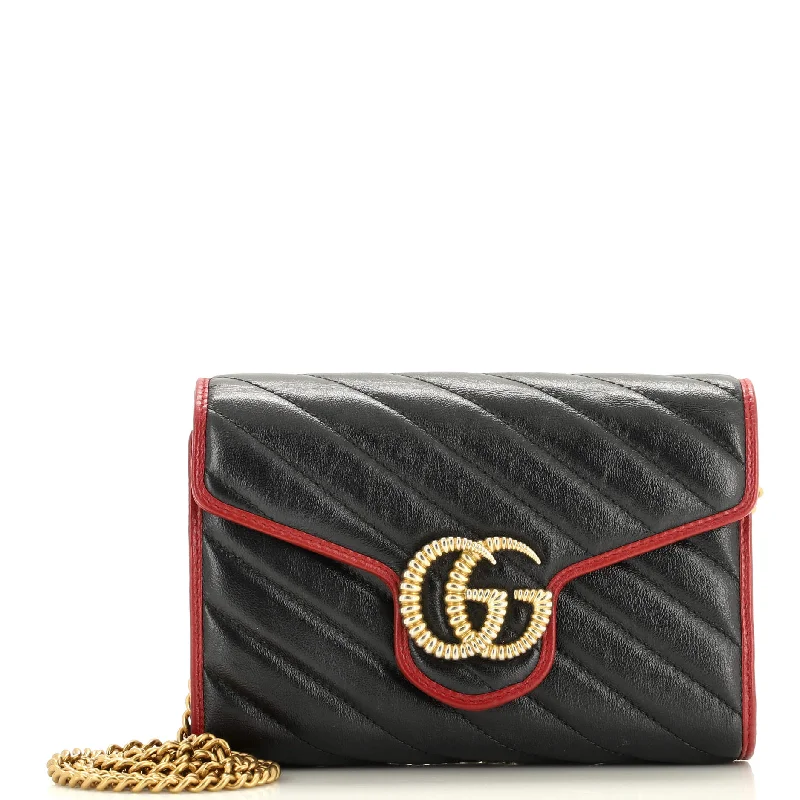 Best money clips for cash and cardsGG Marmont Chain Wallet Diagonal Quilted Leather Mini Best money clips for cash and cardsGG Marmont Chain Wallet Diagonal Quilted Leather Mini
