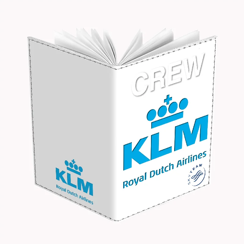 Animal-Print Passport Covers & Wallets for Trendy FashionistasKLM Logo White Passport Cover