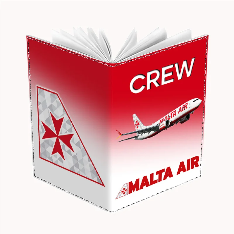 Colorful Floral-Printed Passport Covers & Wallets for Fashionable WomenMalta Air B737 CREW-Passport Cover