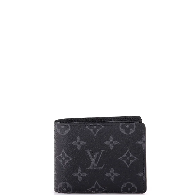 Lightweight money clips for travelMultiple Wallet Monogram Eclipse Canvas
