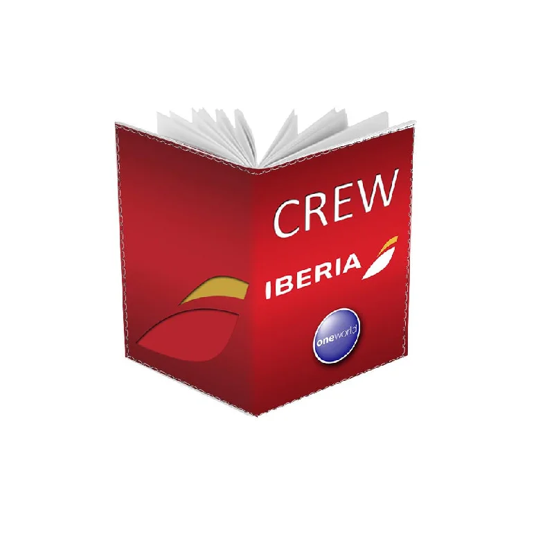 Minimalist Carbon Fiber Passport Covers & Wallets for Modern MenIBERIA CREW-Passport Cover