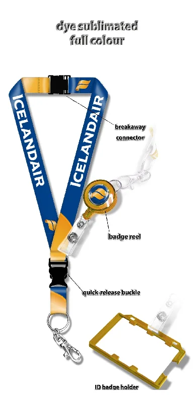 Icelandair logo Lanyard