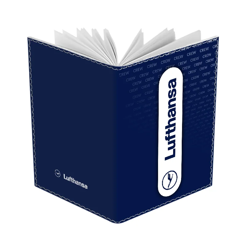 Foldable Passport Covers & Wallets Made of Flexible PVC for Easy StorageLufthansa Logo Pattern Passport Cover