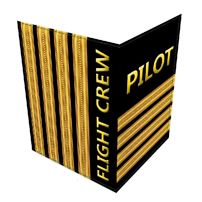 Vegan Leather Passport Covers & Wallets for Environmentally Conscious PeoplePilot (4 Bars) Gold Passport Cover