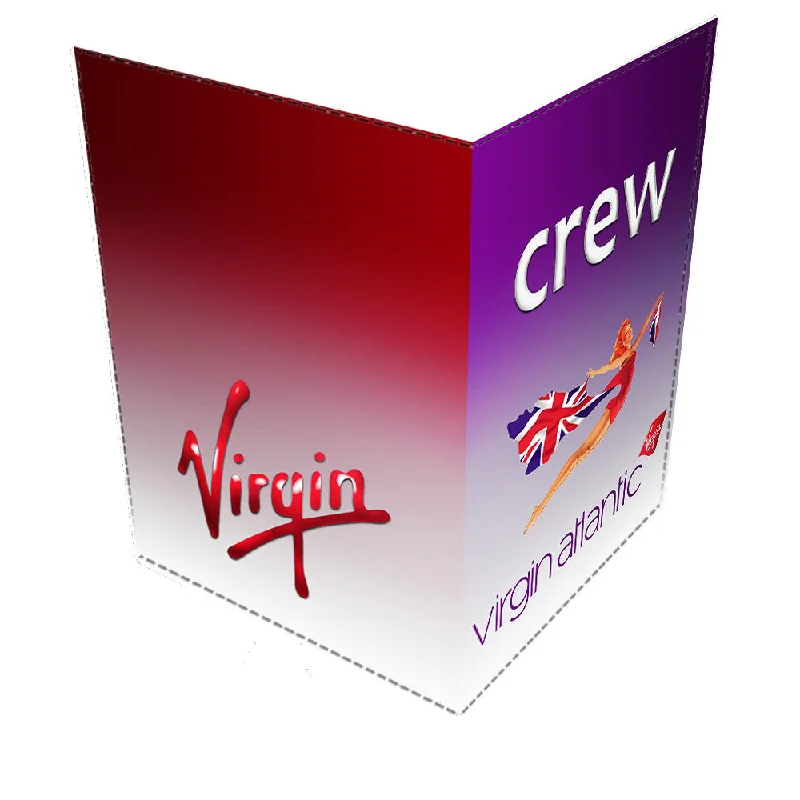 Monogrammed Leather Passport Covers & Wallets as Personalized GiftsVirgin Atlantic Flying Lady Passport Cover