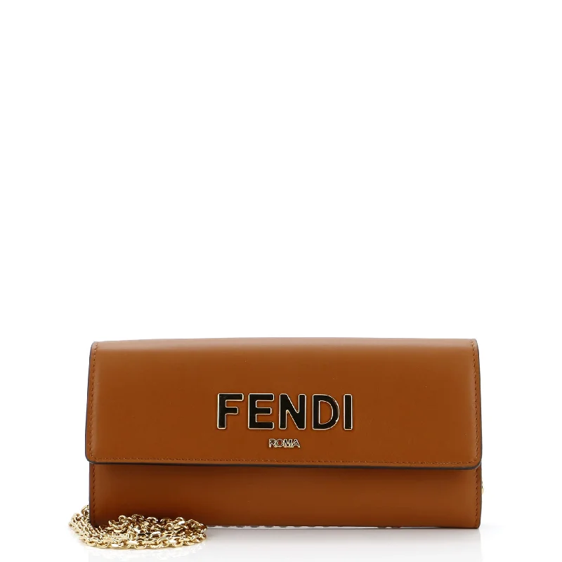 Personalized engraved money clips for menRoma Logo Continental Wallet on Chain Leather Personalized engraved money clips for menRoma Logo Continental Wallet on Chain Leather