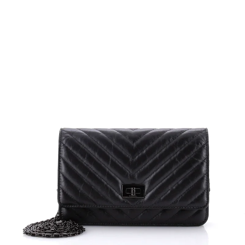 Lightweight money clips for travelSo Black Reissue 2.55 Wallet on Chain Chevron Sheepskin Lightweight money clips for travelSo Black Reissue 2.55 Wallet on Chain Chevron Sheepskin