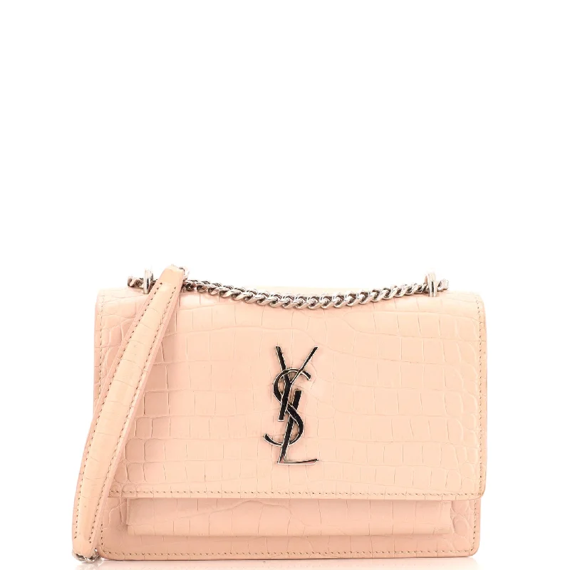 How to choose the right money clipSunset Chain Wallet Crocodile Embossed Leather