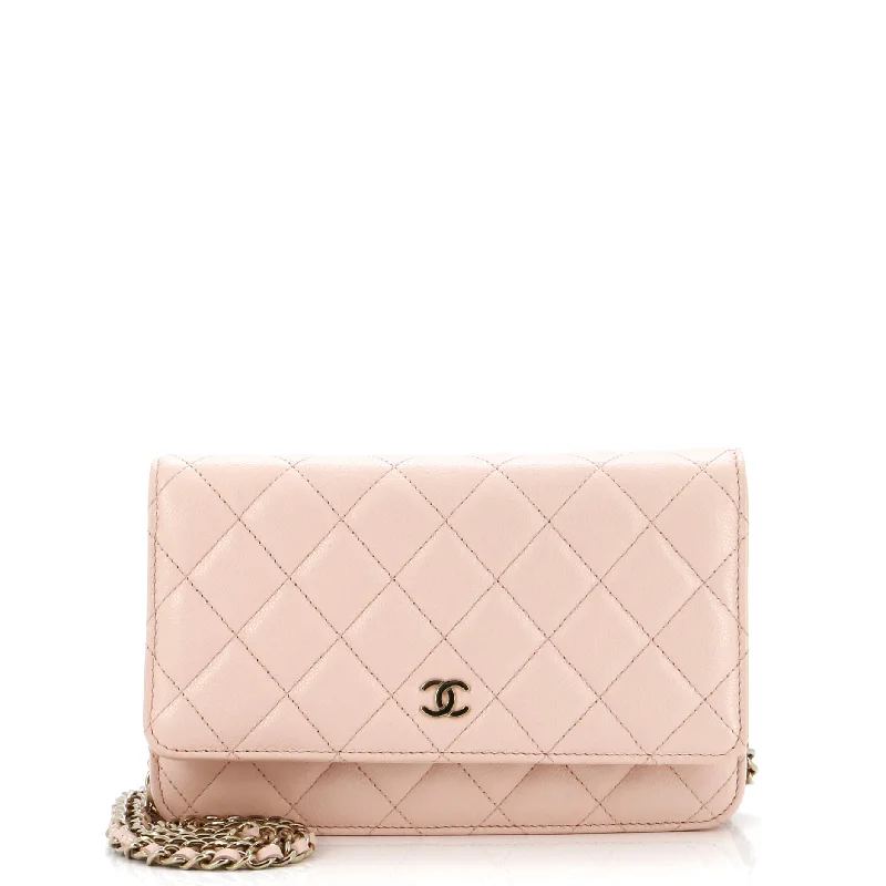 Money clips for holding large amounts of cashWallet on Chain Quilted Caviar